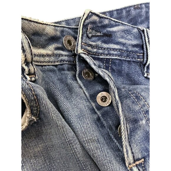 Y2K Diesel Mens Zatiny Selvedge Jeans 30x32 Fits 32x30 Boot Cut 8AT Wash italy - Picture 11 of 16